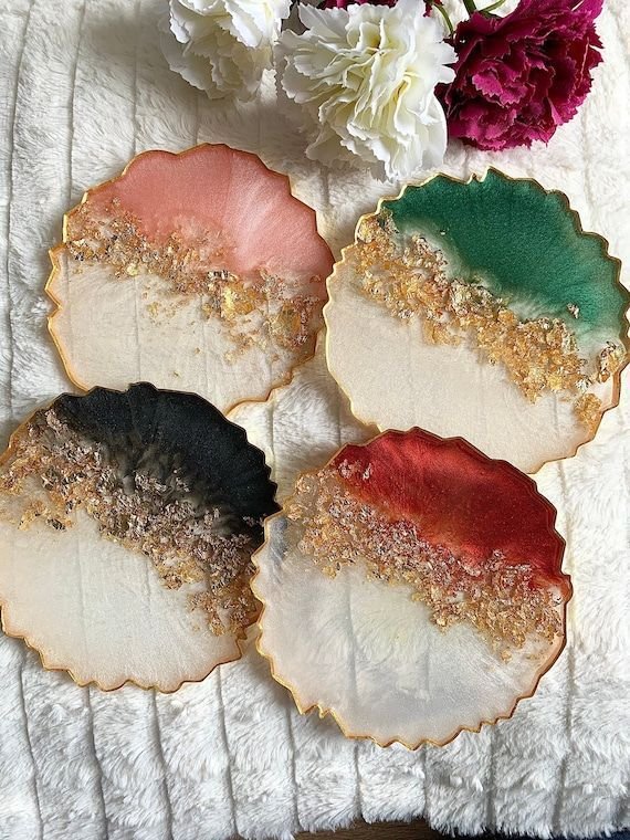 Resin Coasters – Set of 4