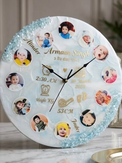 Custom Resin Wall Clock