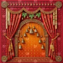 Ethnic Backdrop - Design 4 - (5*5 feet) - Rental