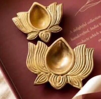 Bulk Order - Metal - Lotus Diya