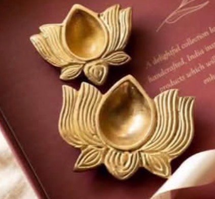 Bulk Order - Metal - Lotus Diya